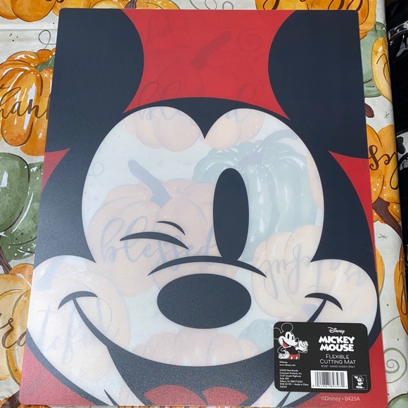 Disney Other - Disney Mickey Mouse Red and Black Cutting Mat